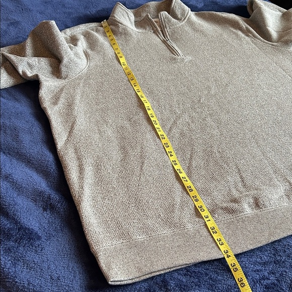 Sonoma Men's Heather Gray Zip-Up Sweater 4XB - Picture 5 of 6